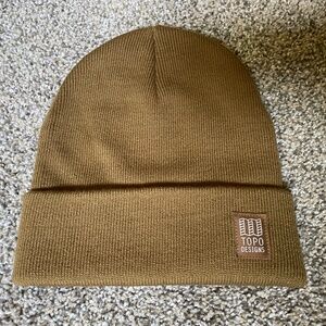 Topo Designs Tan Watch Cap Beanie